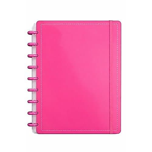 Caderno Grande Capa Dura Rigida Folhas Reposicionaveis Elastico Organizacao Estudos Anotacoes