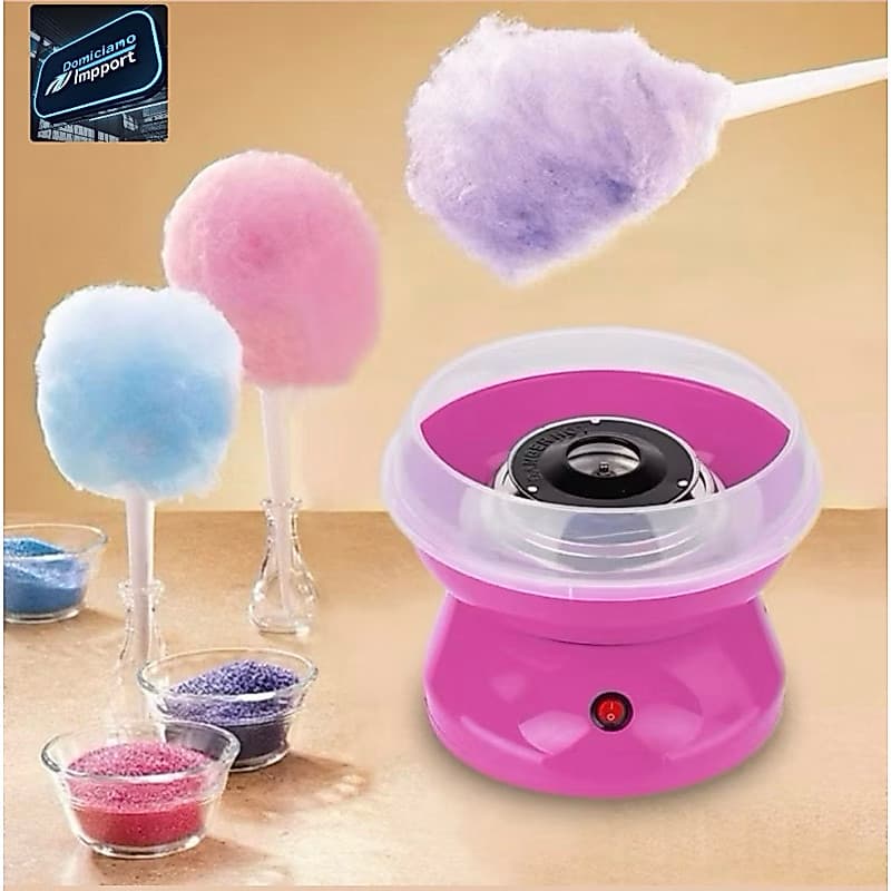 Mini Maquina Algodão Doce Portátil Elétrica para Festas 450w Tomate MZ-116B 110v - Portátil e Fácil de Usar