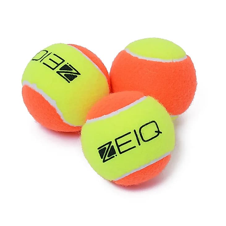 Bolinha beach tennis zeiq pacote com 3 bolinhas duraveis