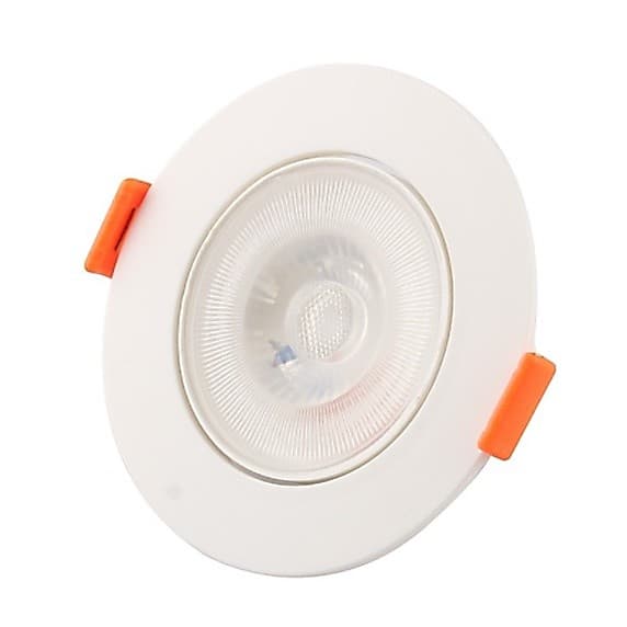 Spot led Embutir 5W E 7W De Redondo E Quadrado Branco Frio 6500K