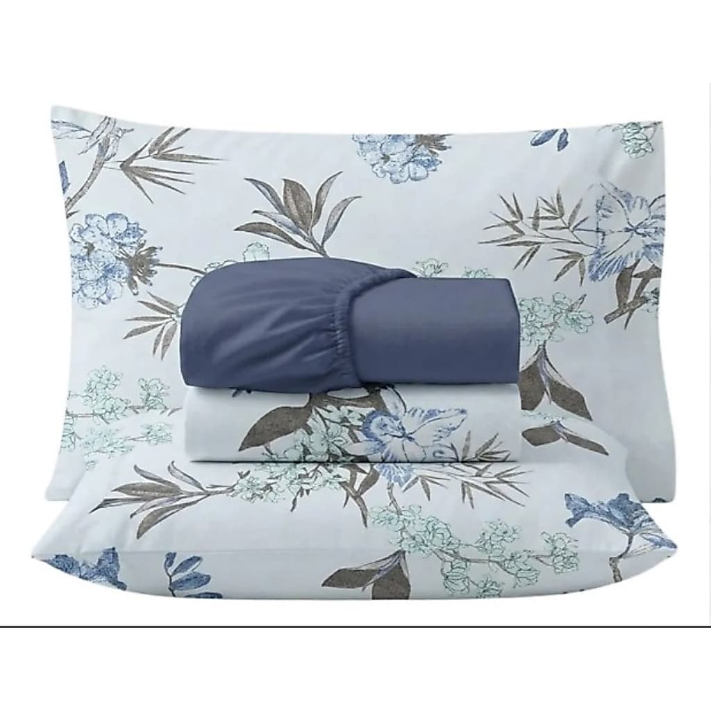 Jogo de Cama Lençol Roupa Casal Queen Estampado 4 Peças