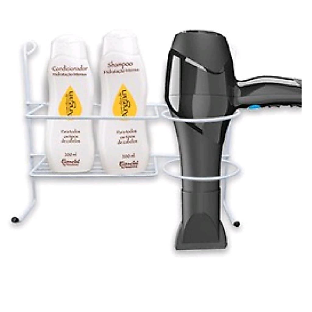Suporte para Secador de Cabelo e Cremes