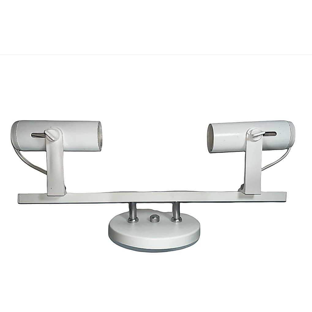 Trilho tubinho Duplo Branco ( 2 lampadas)