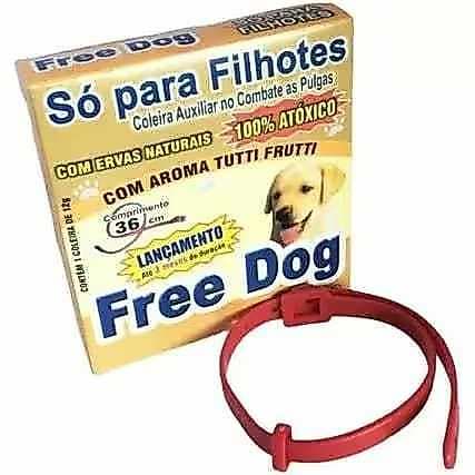 COLEIRA REPELENTE FREE DOG FILHOTES CÃES FILHOTES