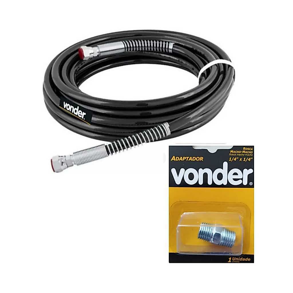 Mangueira para Pintura Com  Airless Vonder  de 10m com Emenda