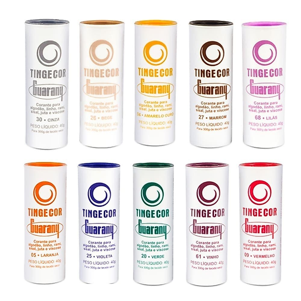 Corante Para Roupa Guarany Tingecor 40g