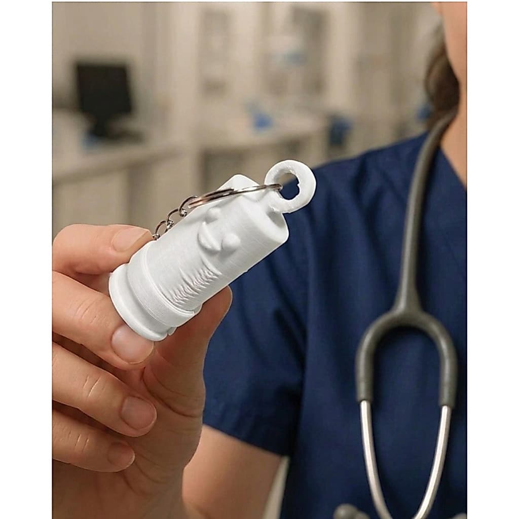 Chaveiro Para Enfermagem Abridor de Ampola  (Carinhas)