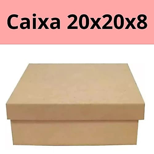 Caixa 20x20x8 presente  em MDF Cru 20x20x8 Padrinhos Convite Presente ,lembrancinhas caixa 20x20