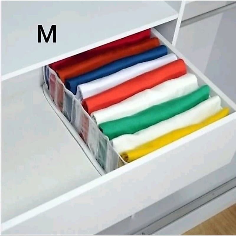 Kit 8 Colmeias Organizadoras M (40x25x10cm) – Ideal para Camisas, Shorts, Calças e Toalhas