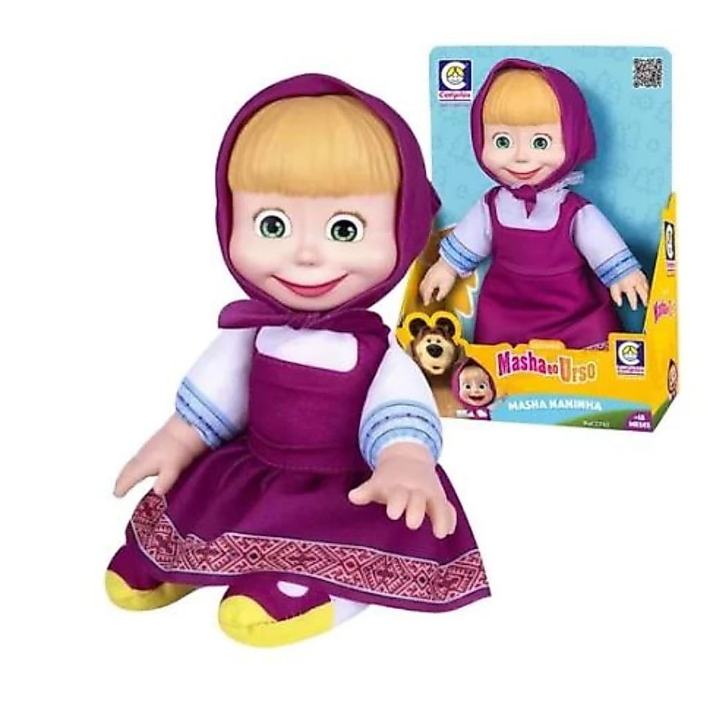 Boneca Masha Naninha de Pano 29cm Cotiplás - 2762