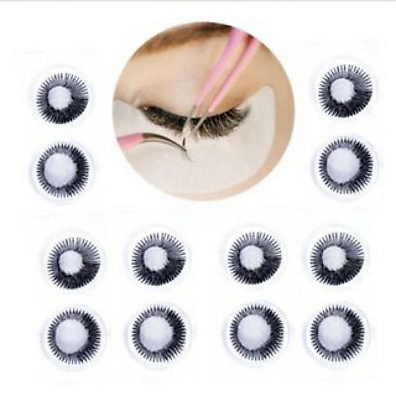 Kit12Cílios Tufinhos Tufo  0.8mm.10mm, 12mm, 14mm super prático para colocar UNIDADE