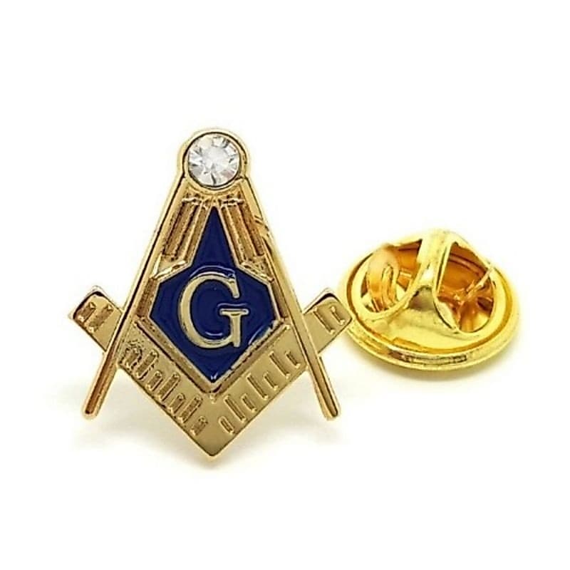 Pin Maçonico Boton Masculino  Esquadro E Compasso.