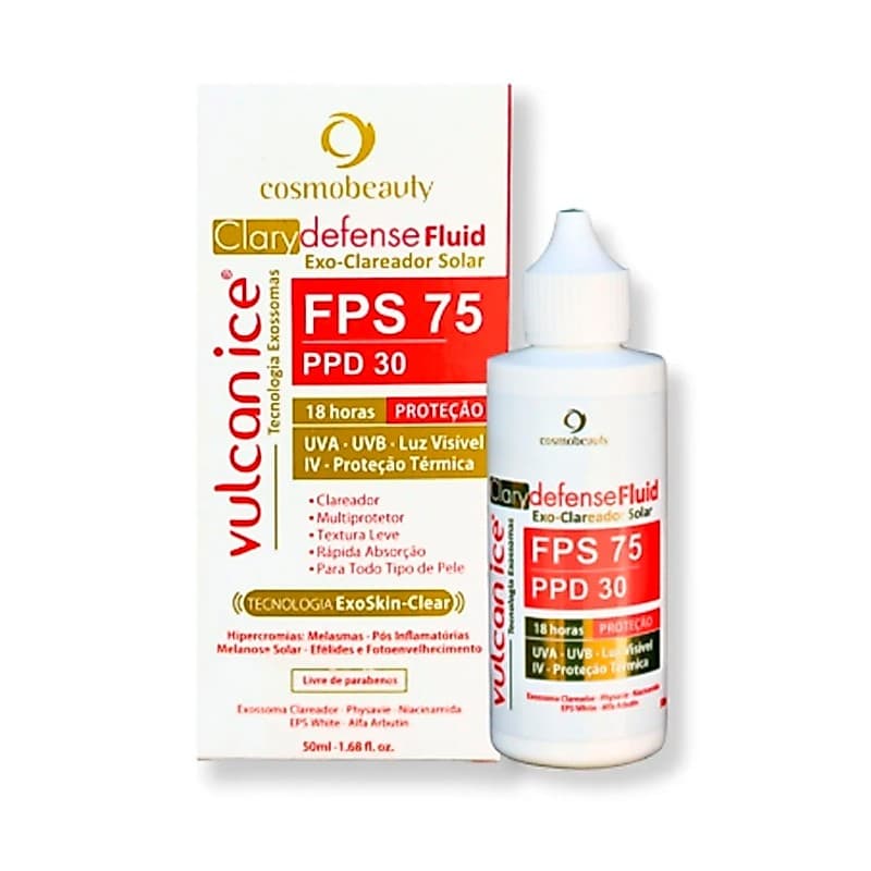 Cosmobeauty Vulcan Ice Clarydefense Fluid Fps75 Exo-Clareador
