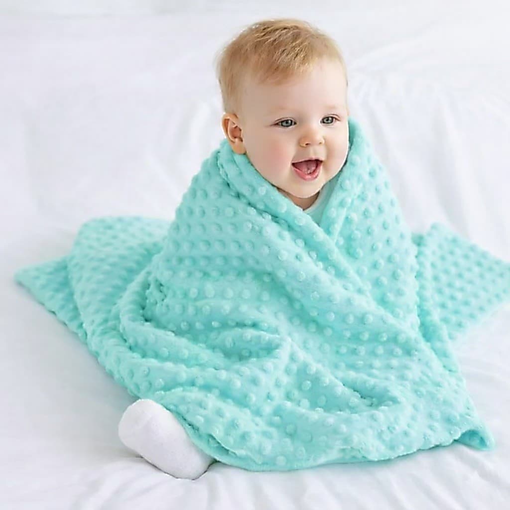 Manta Pipoquinha Bebê Cobertor Conforto Premium Macio