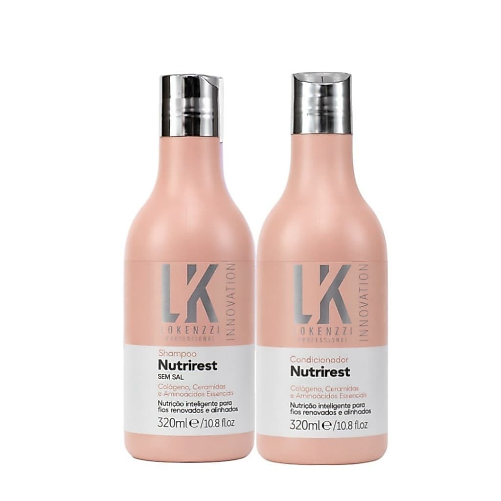 Kit Nutrirest Shampoo + Condicionador Lokenzzi 320ml