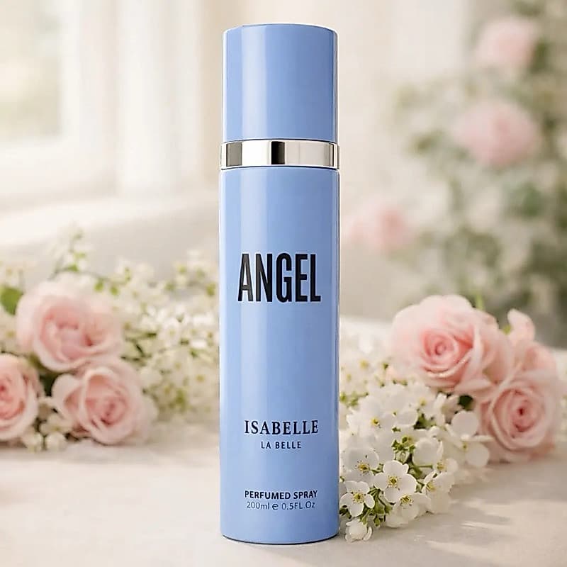 BODY SPLASH ANGEL ÁRABE - Isabelle la Belle  300ml - Frescor Prolongado e Fragrância Intensa