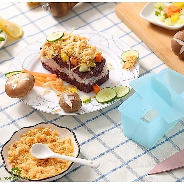 Prensa Antiaderente Para Fazer Musubi-Molde Onigiri De Arroz Sushi Com Pá Carne De Almoço Havaiano