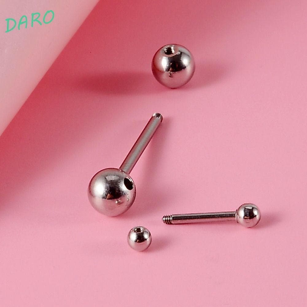 DARO Haltere Língua Prego Punk Moda Parafuso Prisioneiro De Aço Inoxidável Orelha Studs Feminino Piercing Jóias