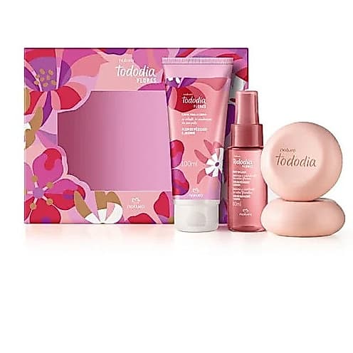 Kit Presente Natura Tododia Flor De Pêssego E Jasmim