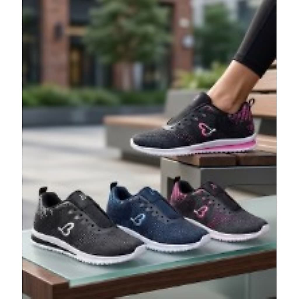 Tênis Feminino Le Belle Confortável Leve Calce Fácil Sem Cadarço - Promoção 55% Off