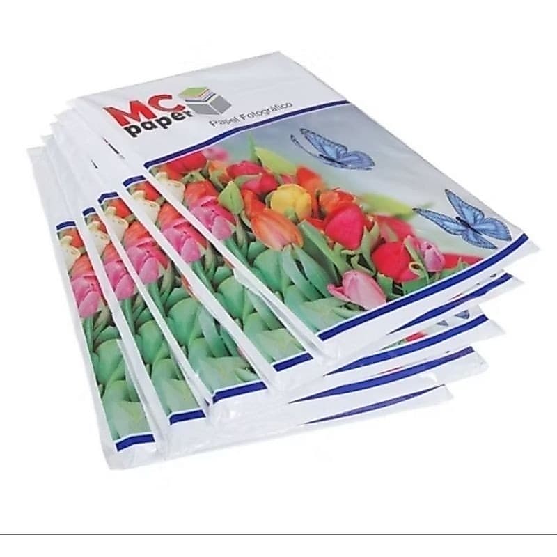 100 folhas papel foto 115g A4 a prova d'água BARATO!