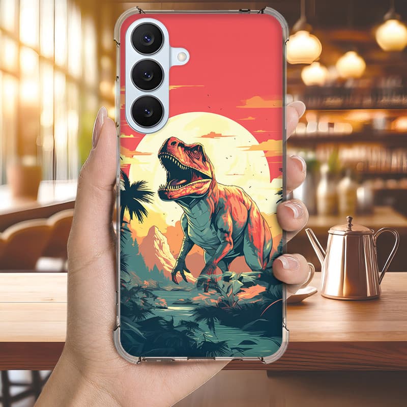 Capa Capinha GALAXY A26 A25 A24 A23 A22 A21S A20S A20 A17 A16 Anti-impacto Personalizada dino DINOSSAURO (4230)