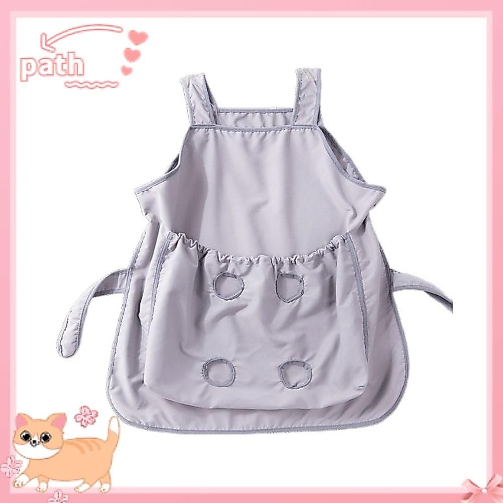 Avental De Retenção Para Gatos PATH , Blusa Ajustável De Malha Respirável Cuidados Com Animais De Estimação , Resistente
