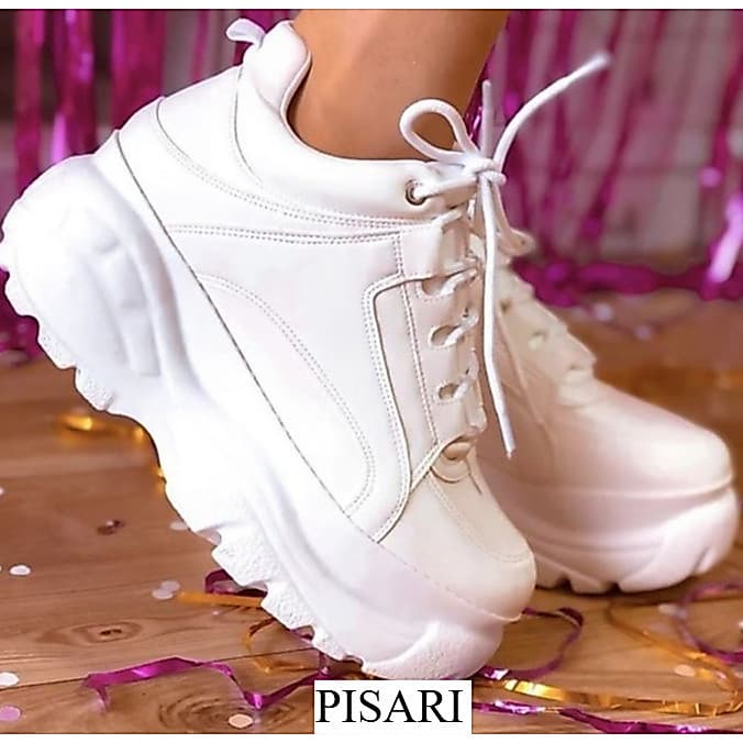 Tenis Buffalo Concept Lançamento 2026 Calçado Chunky Plataforma Feminino Flatforms Sneaker