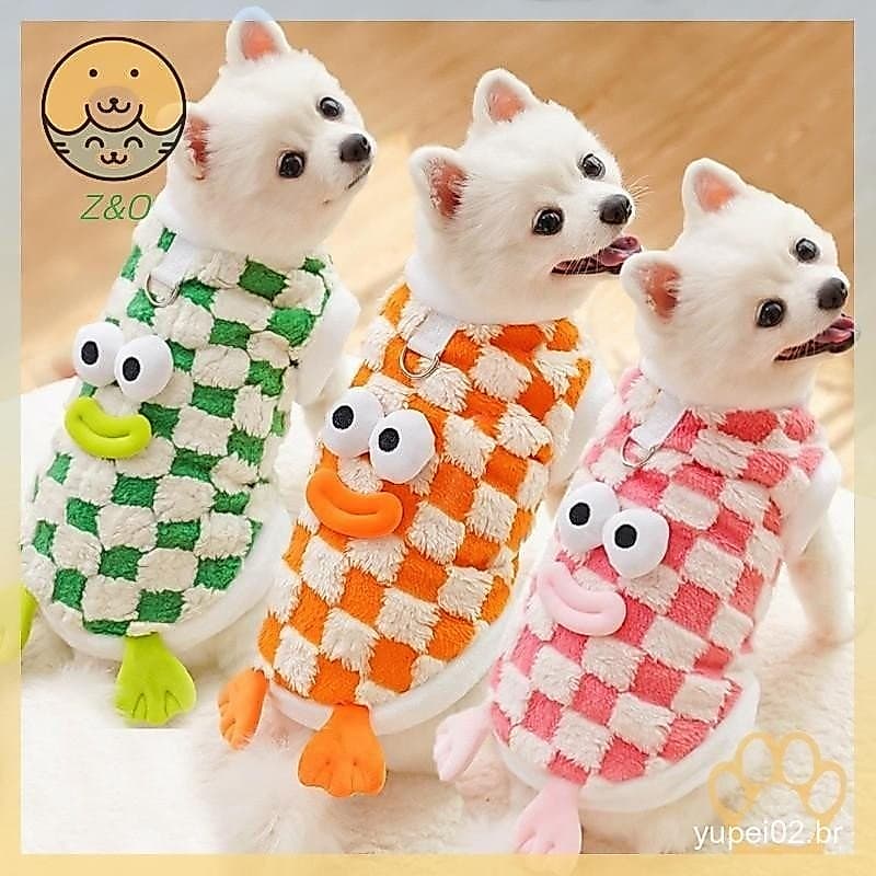 [Z & O] Inverno Quente Filhote De Cachorro Gatinho Pulôver De Lã Macia Roupas Para Cães Pequenos , Médios E Grandes Suét