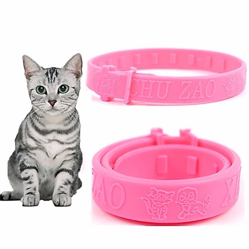 Coleira Para Prevenção De Pulgas E Carrapatos Com 1 Pacotes | Proteção De 3 Meses Cães Gatos Design Impermeável Ajustáve