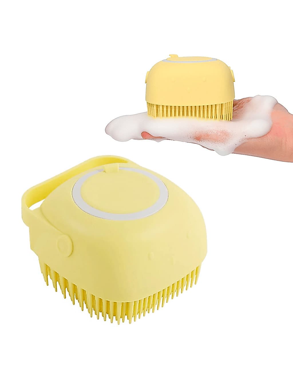 Escova Banho de Silicone com Dispenser Pet 80ML SNP04 Snel Home