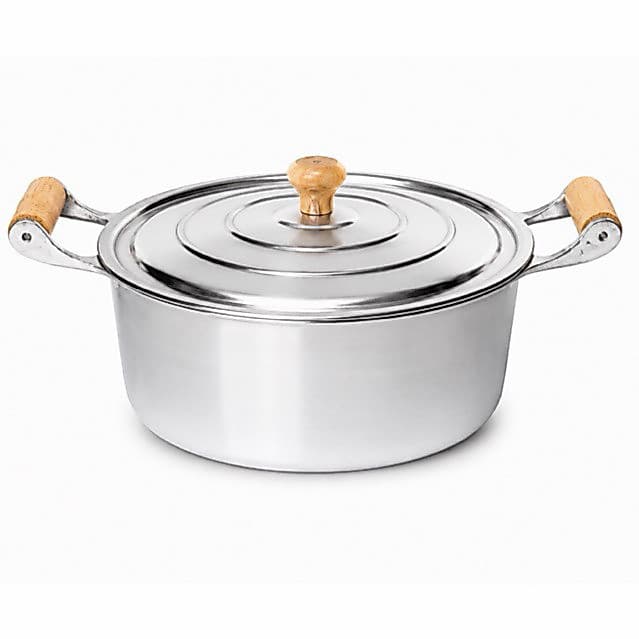 Panela Caçarola n°34 Grande em Alumínio Batido Fundido/9 litros Decoração Cozinha