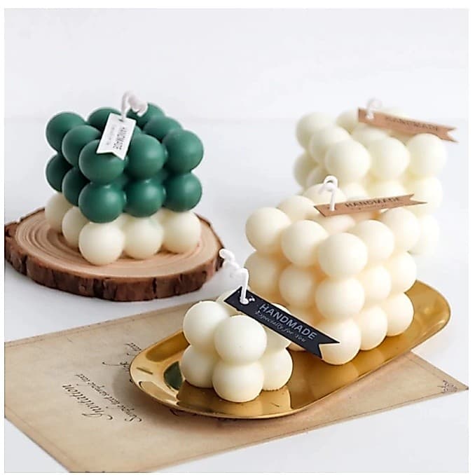 Formas Molde Silicone Cubo 3D Para Sabonete Vela culinária bolo sobremessas