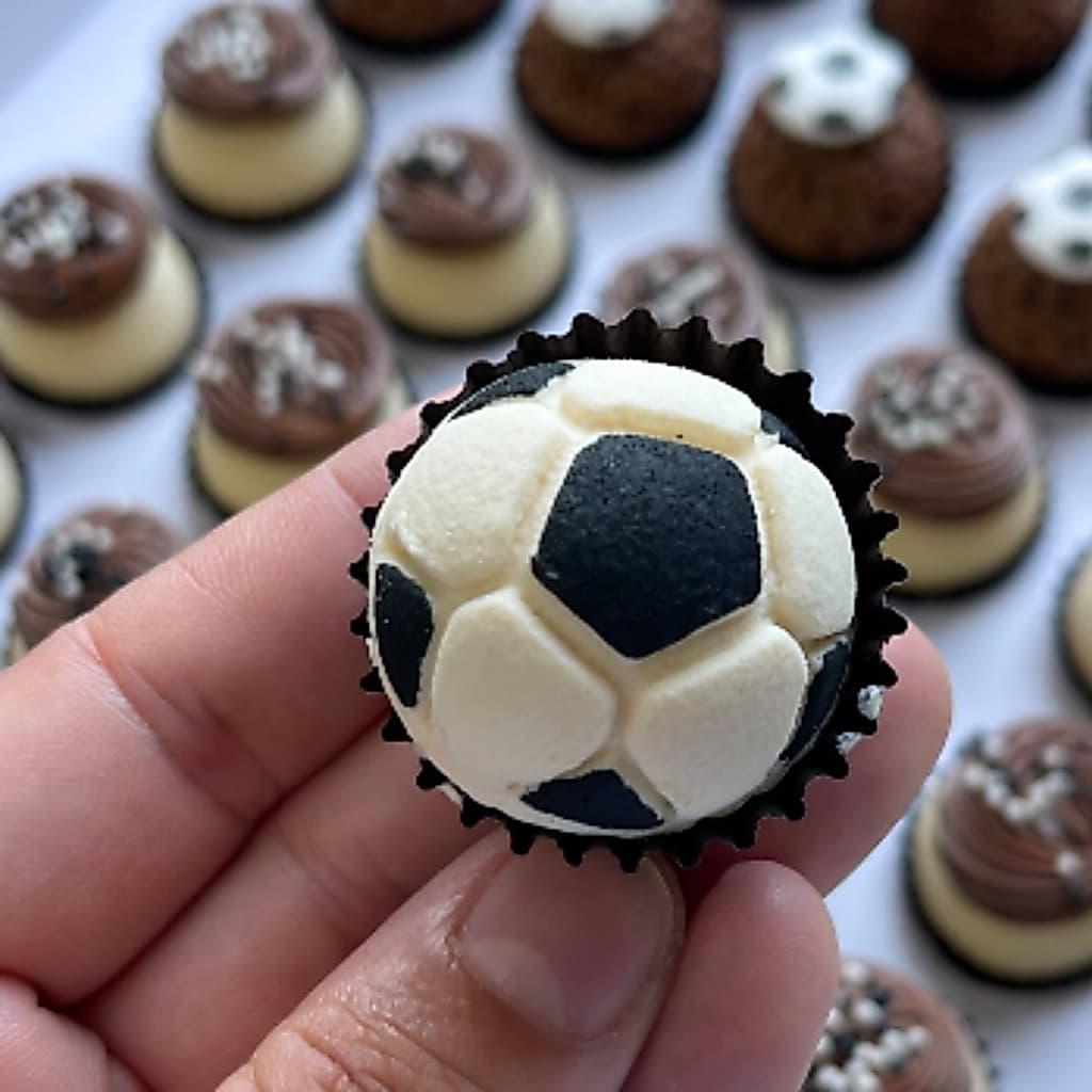 Ejetor para Doces e Brigadeiros - Bola de Futebol (Copa) - Modelador e Marcador