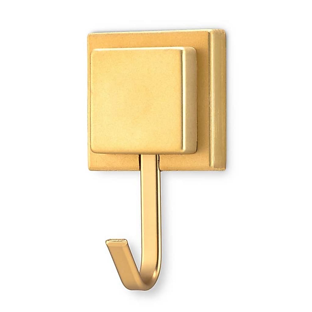 Suporte Porta Toalha De Banho Gancho Dourado Fita Dupla Face 3m