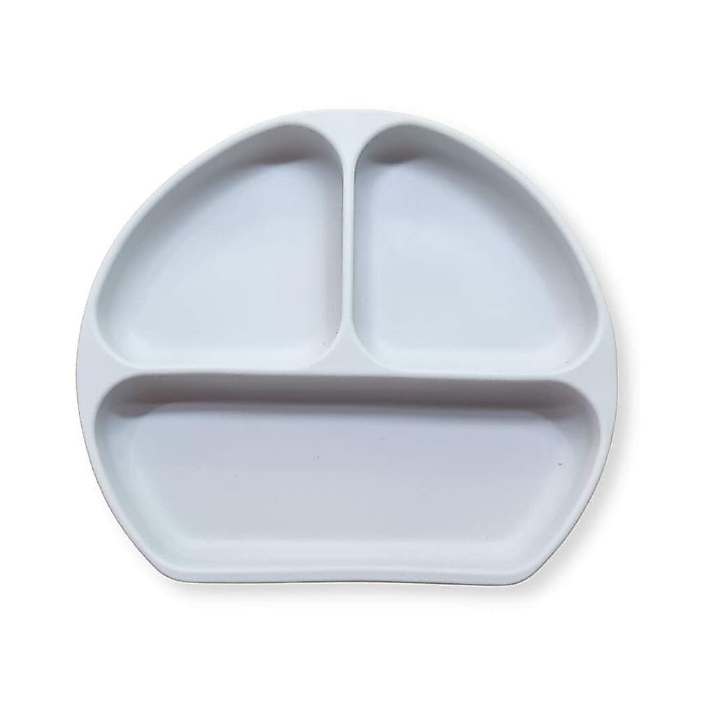 Prato de Silicone com Divisórias Bebê