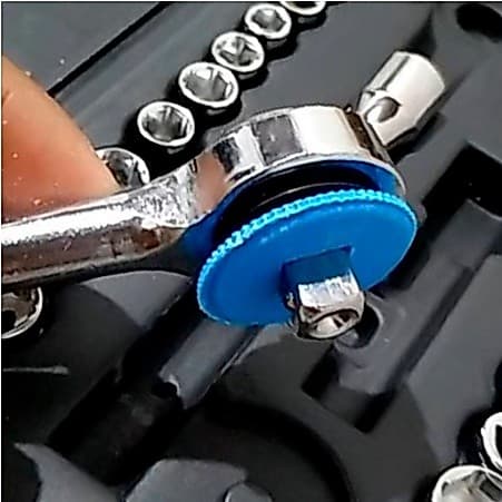 40 Peças Jogo De Soquetes Com Catraca Reversível  Kit Chave Catraca Profissional Casa Ferramentas