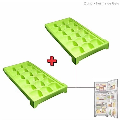 2 Und Forma Gelo Refrigerador Consul Brastemp Verde Original