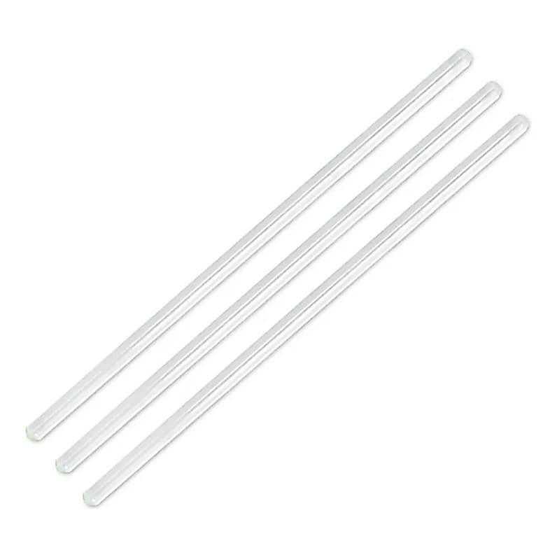 5 UN. Bastão Agitador De Vidro Boro 3.3 Para Laboratório 6X300 OU 8x300mm