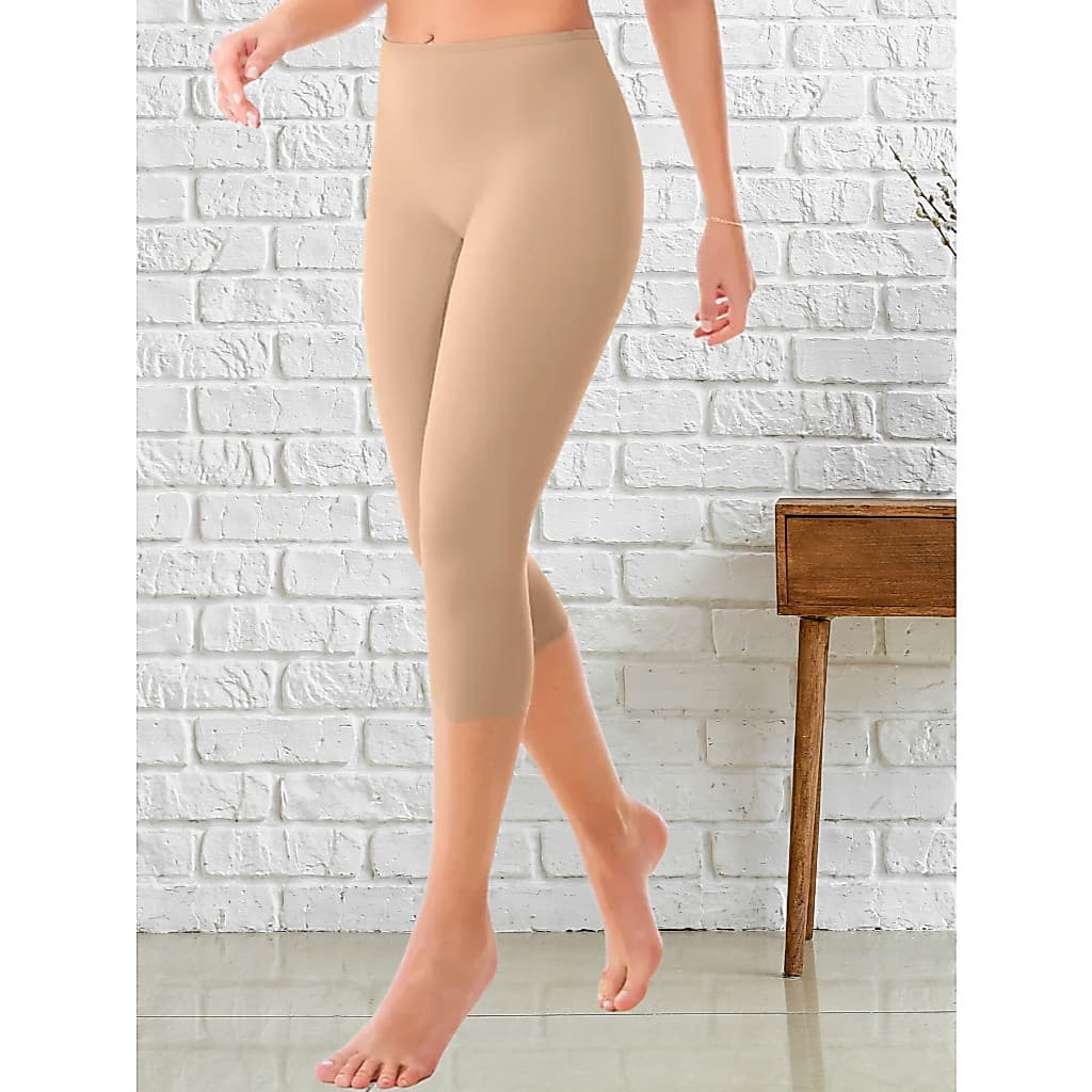 Calça Capri Respirável Sem Costura Confortável Não Deixa Marcas No Corpo Zee Rucci