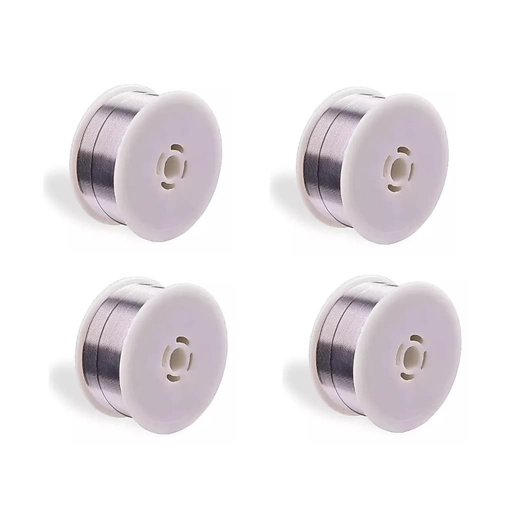Kit 4 Arames De Solda MIG Alumínio AWS ER-4043 De 0.8mm / Uso Com Gás / 4 Rolos De 0.5kg (Cada)