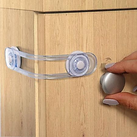 Trava Flexível Gavetas Portas Vaso Sanitário Multiuso 2 Unids