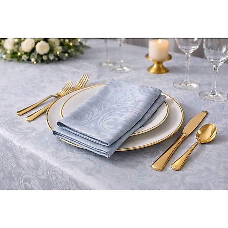 Kit Jogos Guardanapos Jacquard com Bainha 40x40cm Várias Cores / Elegância, Qualidade e Sofisticação à Mesa