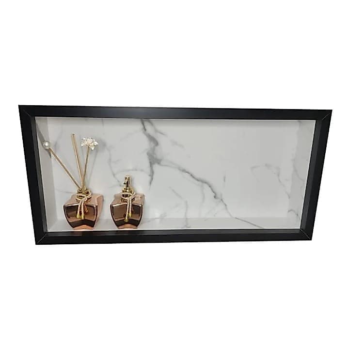 Nicho Porcelanato Banheiro 60x30x10 porta shampoo