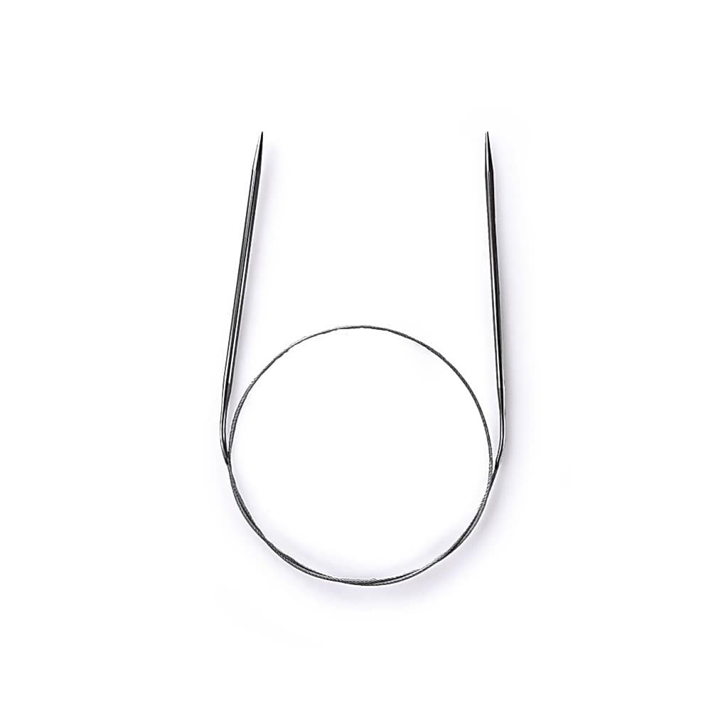 Agulha Circular Aço Para Tricô 80cm - Círculo