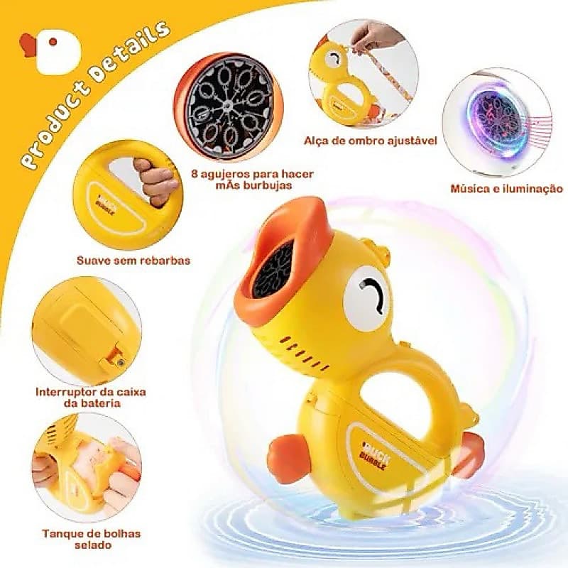 Máquina De Bolhas/brinquedos/lançador Mania De Bola De Sabão