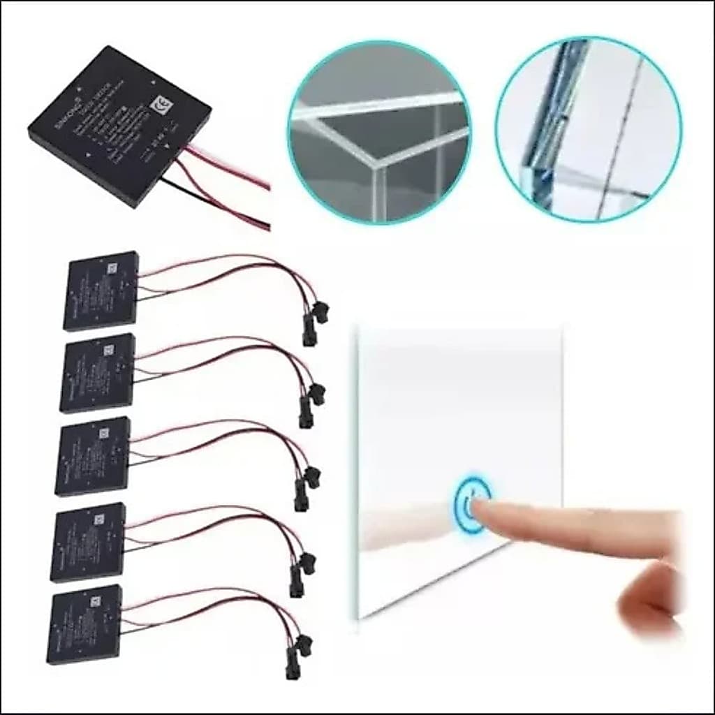 Sensor De Toque Interruptor LED para Espelho De banheiro Botão Touch 12-24v - Envio Imediato