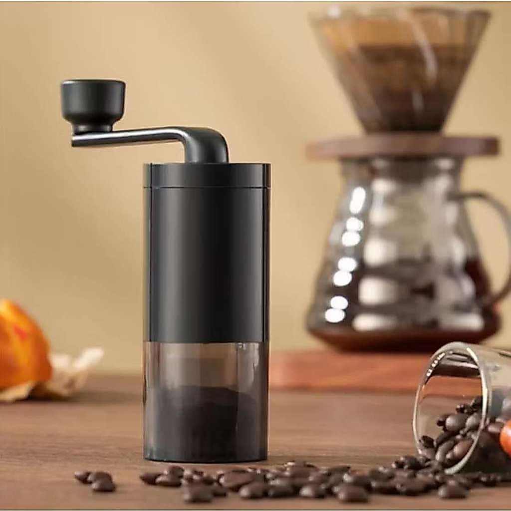 Moedor de Café Manual com Ajuste de Moagem Grosso e Fino - Manivela Prática e Portátil