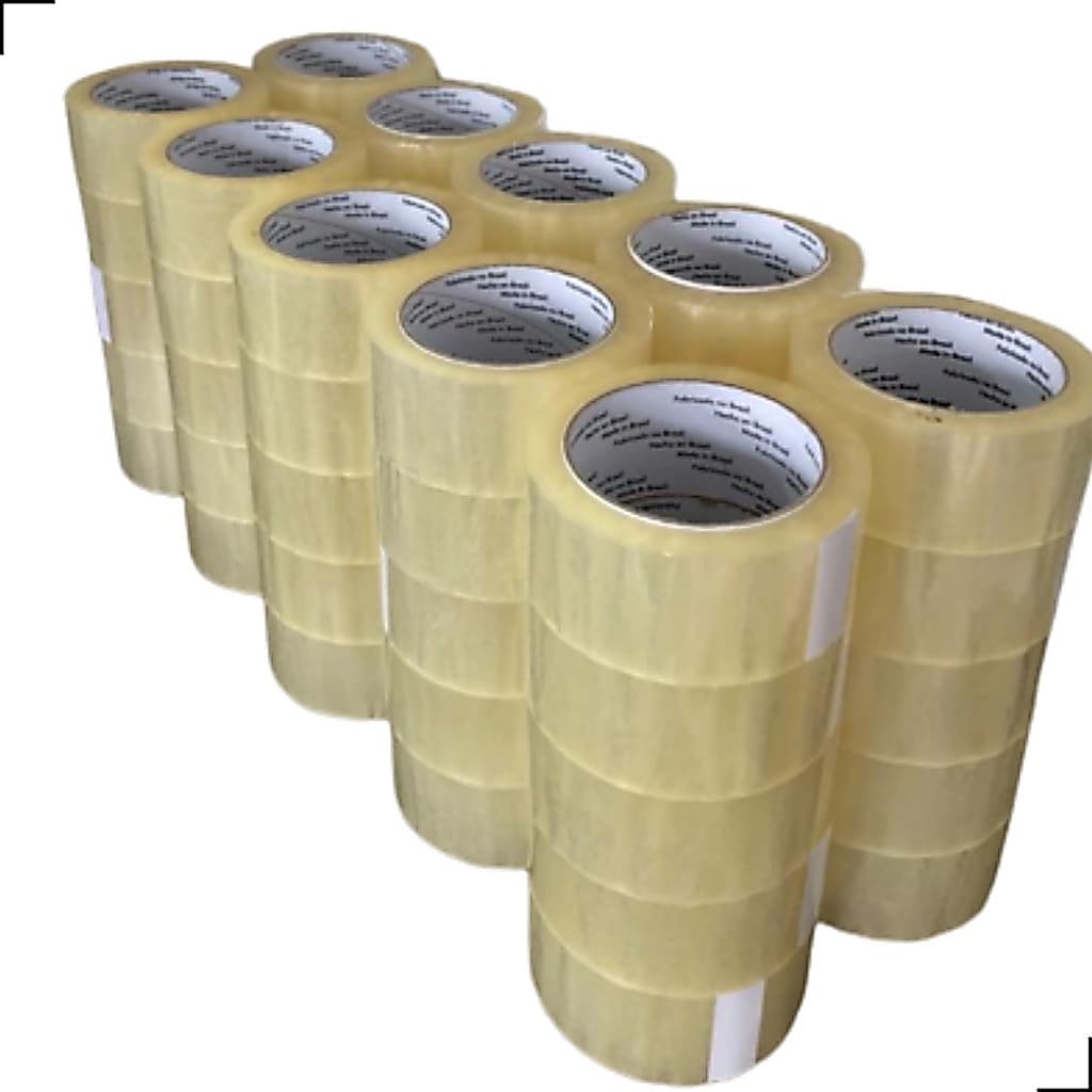 Caixa com 50 Fita Adesiva Transparente 45mm x 50 metros