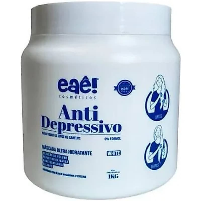 Anti Depres Capilar Eaê Cosméticos 1kg Mascara Hidratante Botox